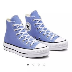 Converse Chuck Taylor Allstar Lift Hi sneakers in royal pulse size 7.5